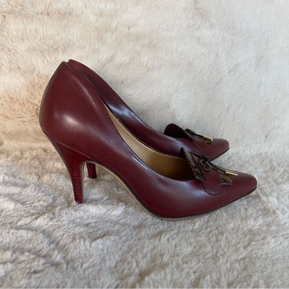 Salvatore Ferragamo Maroon Heels - Picture 4 of 12